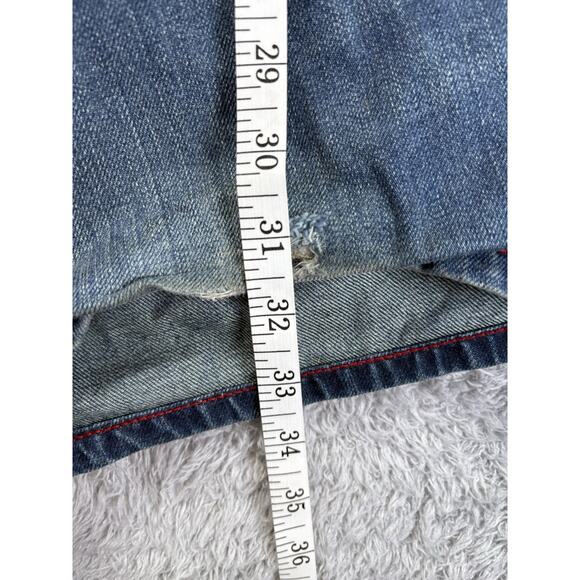 Coogi Mens Jeans 40x34 (33.5) Baggy Guitar Hands Embroidered Hip Hop Spellout‎ - Picture 7 of 16